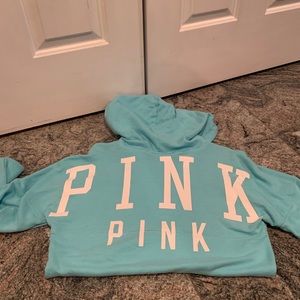 ✨Pink Victoria Secret Hooded Long Sleeve✨XS